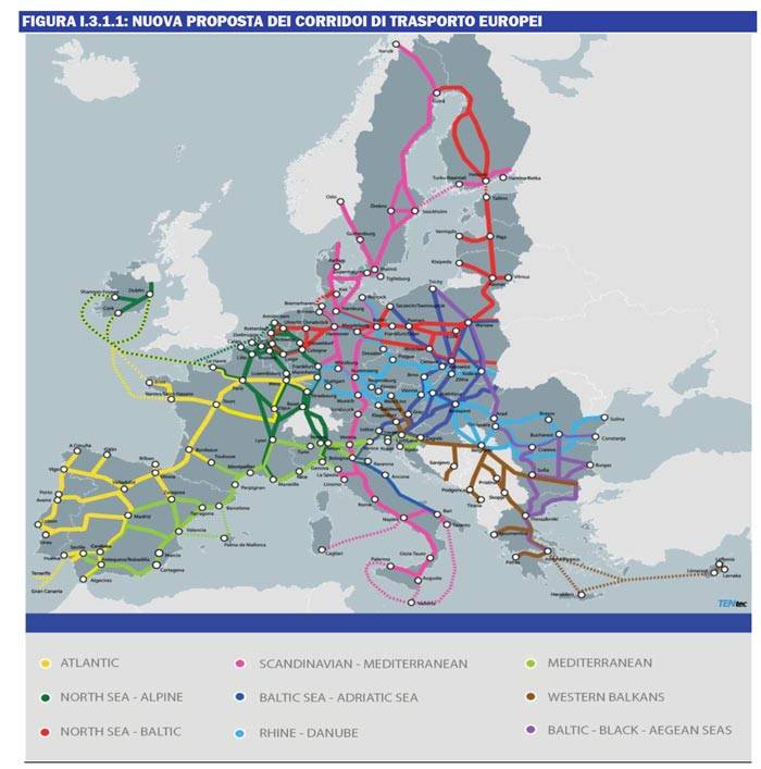 Il nuovo piano delle infrastrutture a livello europeo e italiano