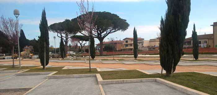 Realizzazione dei parcheggi del teatro comunale Lea Padovani